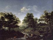 Jan van der Heyden Deer Hunter oil on canvas